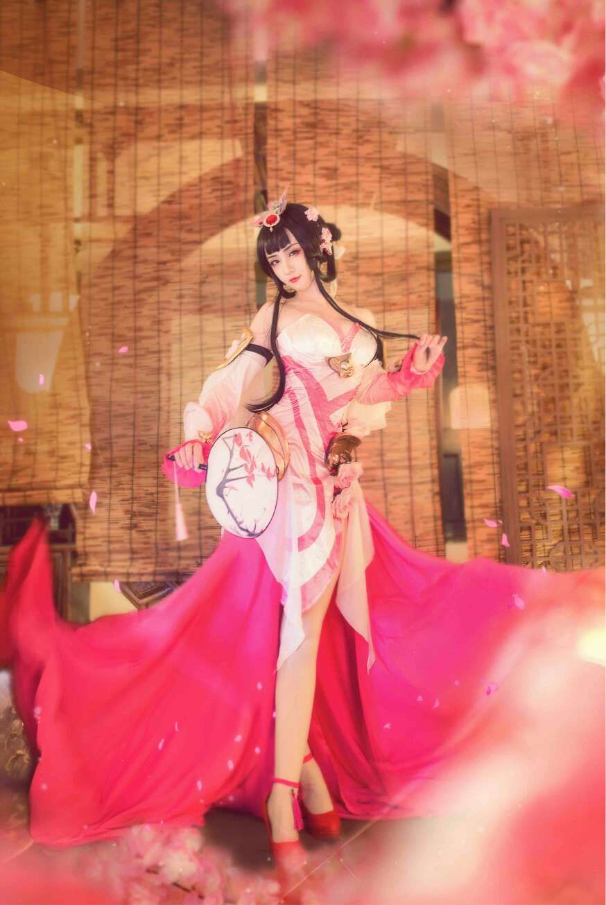 美图欣赏-《王者荣耀》甄姬Cosplay游园惊梦 (9P)(3)