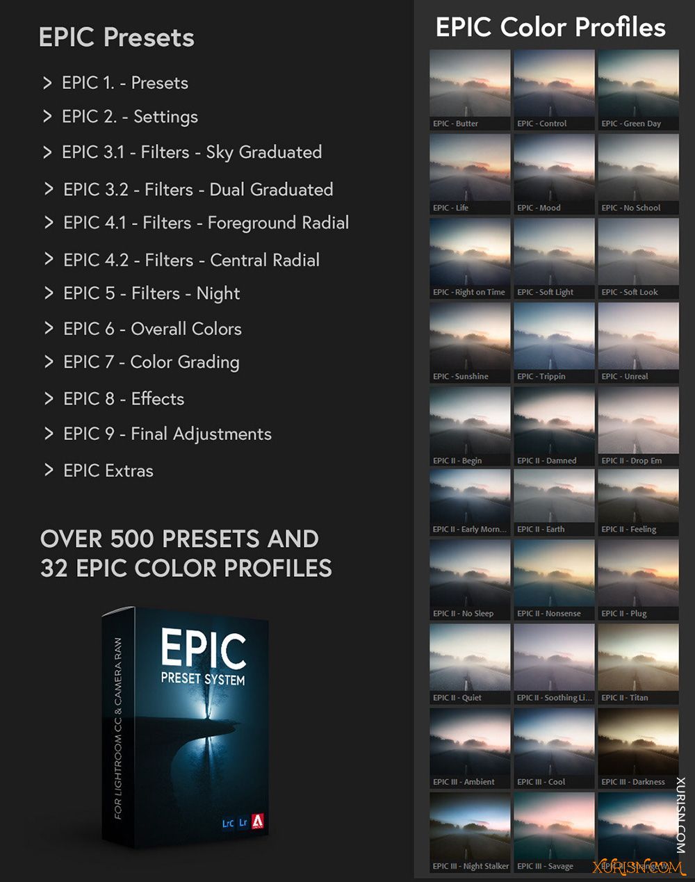 动作预设-芬兰风光大师Mikko Lagerstedt史诗预设合集THE EPIC PRESET COLLECTION(4)