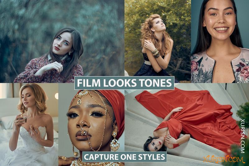 动作预设-CreativeMarket – 5组Capture One样式专业电影级大片颜色调色预设(3)