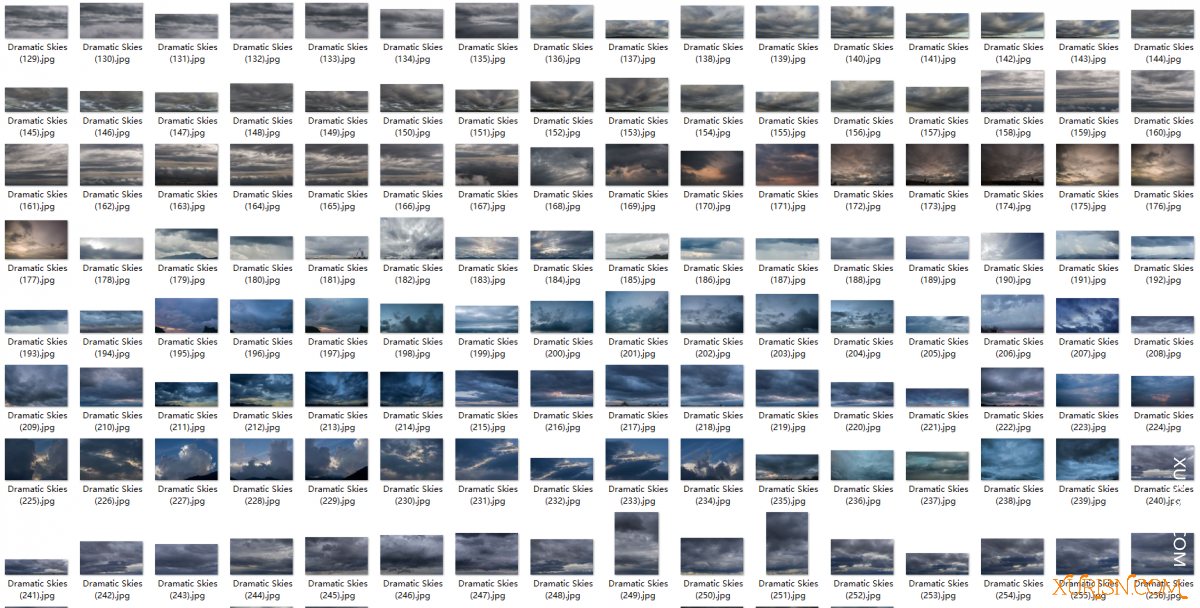 平面素材-阴沉天空Dramatic Skies[388P/1.37G](4)