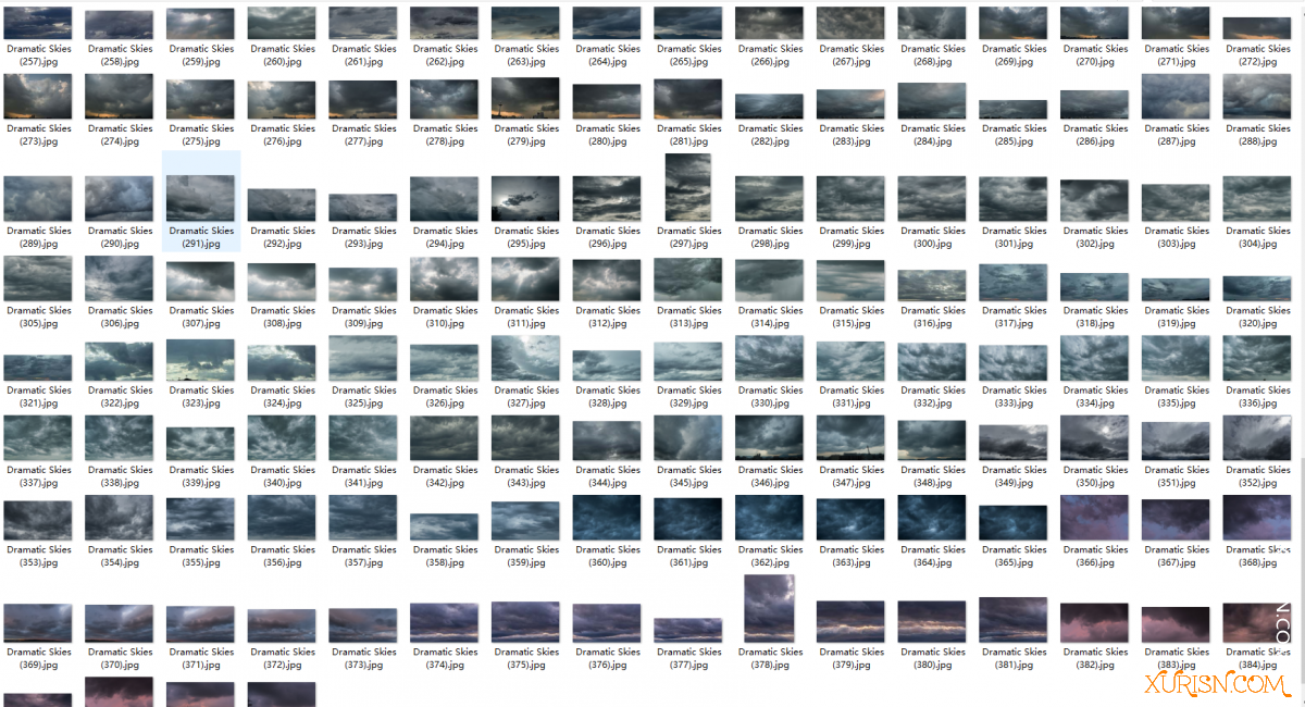 平面素材-阴沉天空Dramatic Skies[388P/1.37G](5)