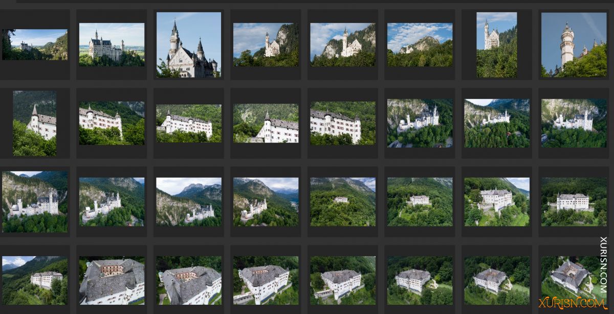 平面素材-白色欧式城堡 Neuschwanstein Castle [185P/957MB](5)