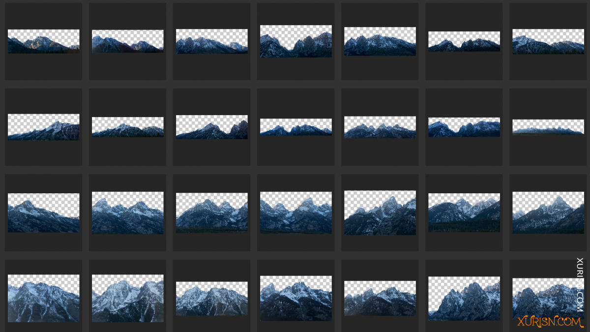 平面素材-雪山山体 Snowy Peaks 免扣素材PNG [94P/2.93G](4)