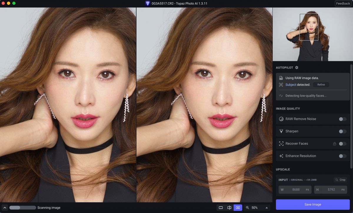 VIP资源-Topaz photo AI 1.3.11 for mac 英文破解版(1)