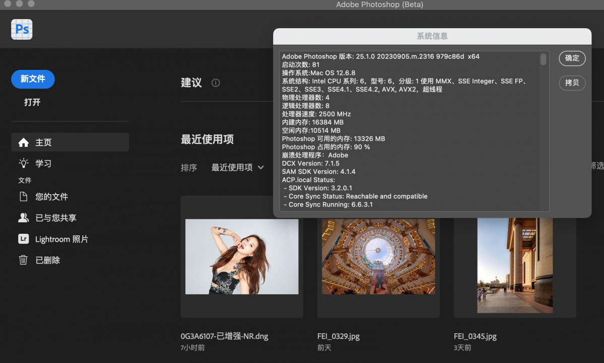 VIP资源-Adobe Photoshop 2024 25.1.0.2316 Beta for MAC离线安装包(1)