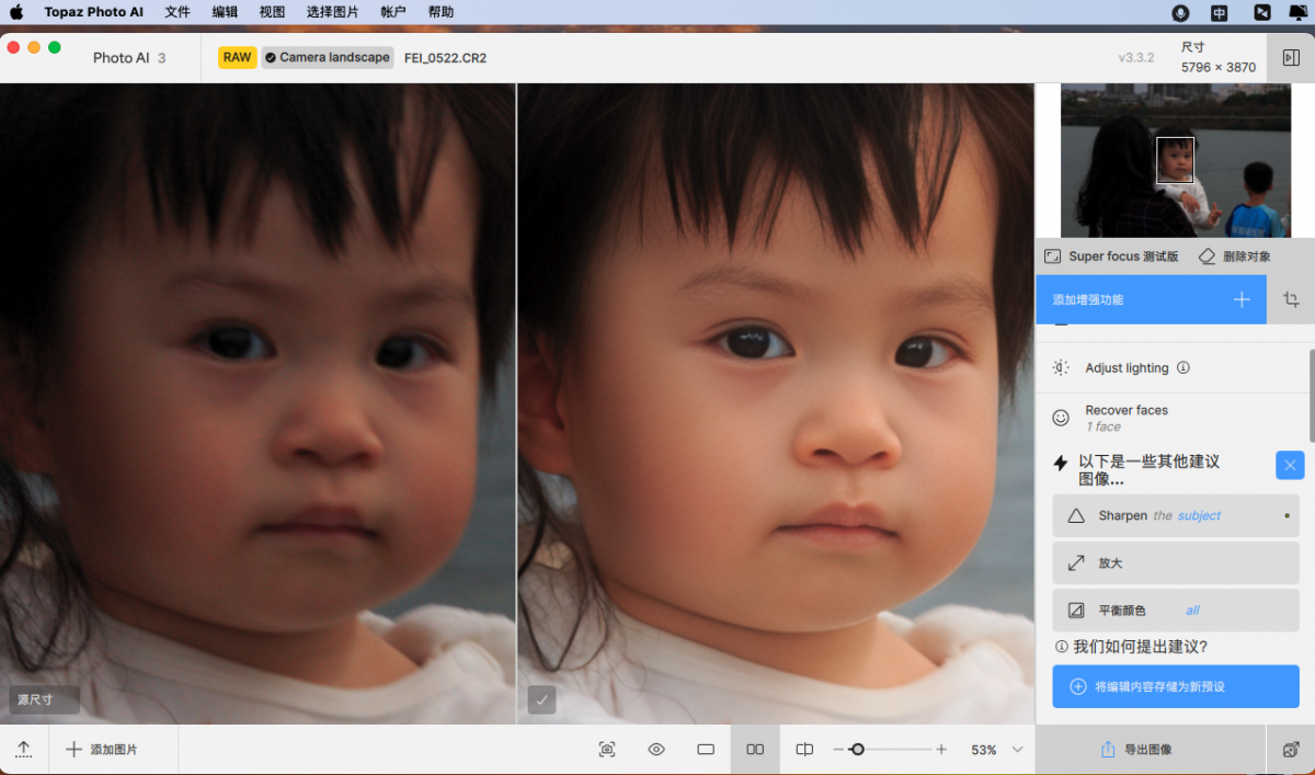 VIP资源-Topaz photo AI 3.3.3 for mac 中文版(4)