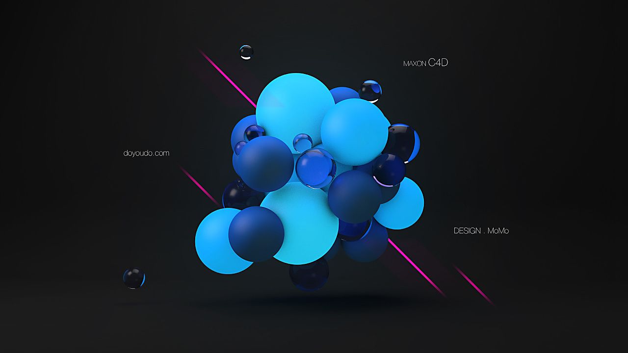 3D教程-C4D电商海报第一季—常用元素(1)