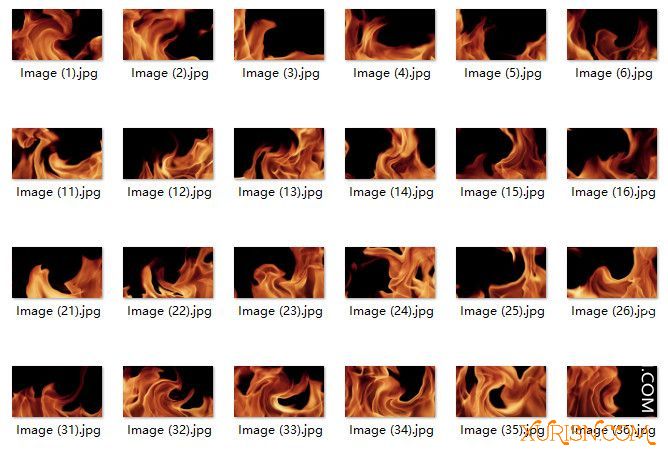 平面素材-580+ 火焰照片叠加合成素材包Fire Photo Overlays Pack(3)