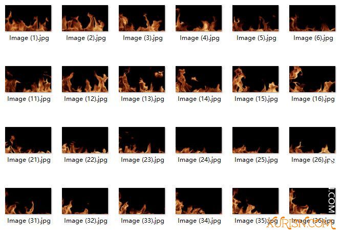 平面素材-580+ 火焰照片叠加合成素材包Fire Photo Overlays Pack(4)