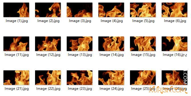 平面素材-580+ 火焰照片叠加合成素材包Fire Photo Overlays Pack(5)