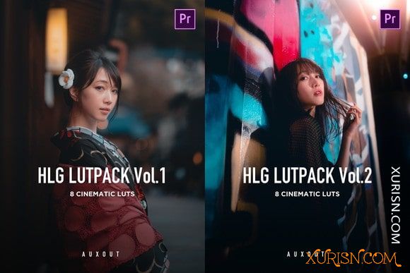 动作预设-HLG LUTPACK Bundle专业级视频剪辑电影调色LUT预设包VOL1+VOL2(3)