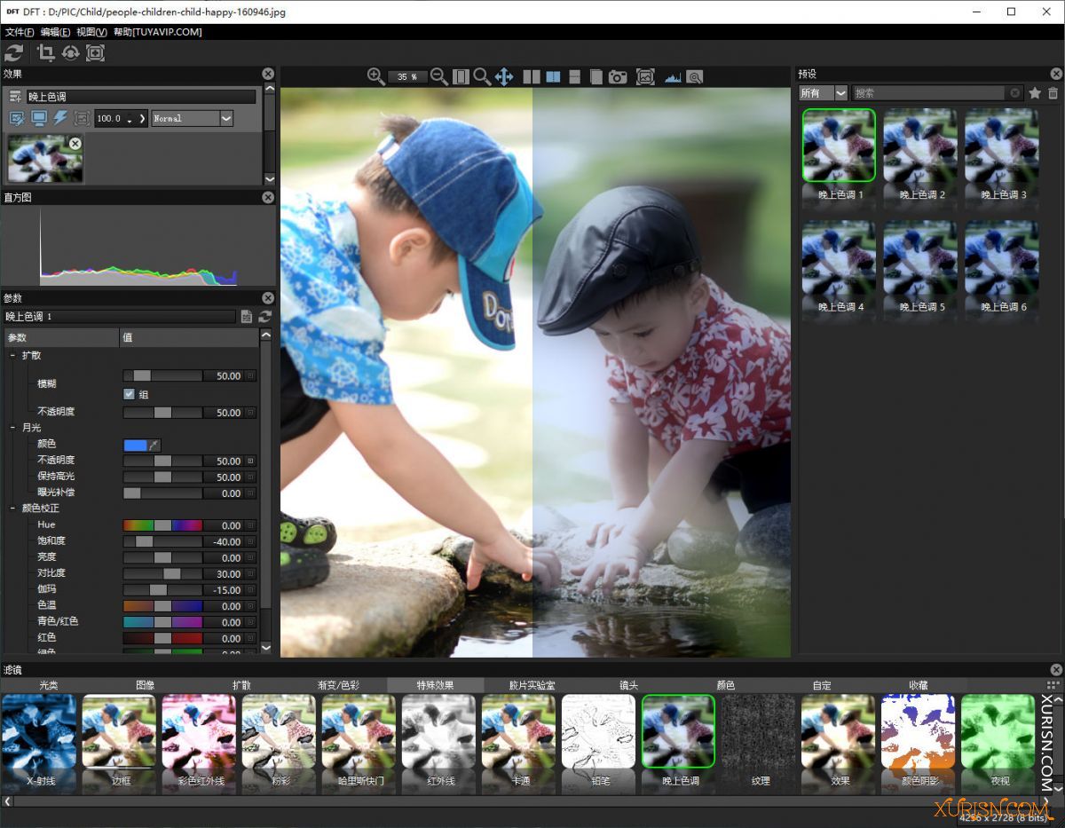 软件插件-光学模拟滤镜Digital Film Tools DFT V1.2.1 中文汉化版WINX64(2)