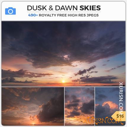 平面素材-493张高清黄昏与黎明的天空图片素材集DUSK & DAWN SKIES(3)