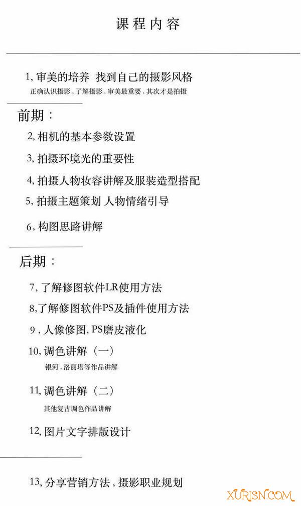 摄影教程-【帽子阿姨】高级复古梦幻风人像摄影第二期(6)