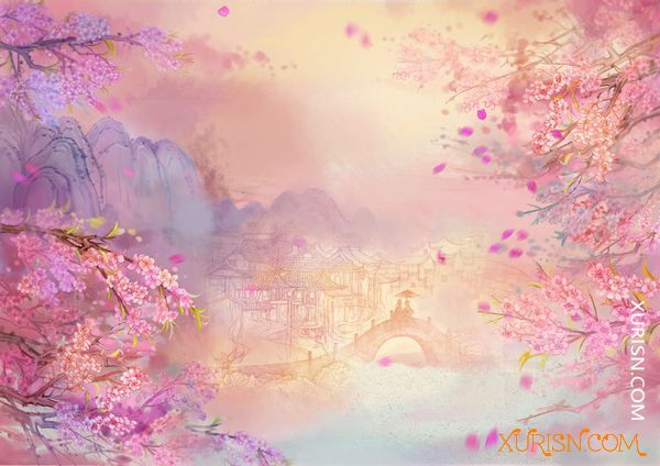 原画插画-3000+ 古风景物手绘图片参考素材(9)