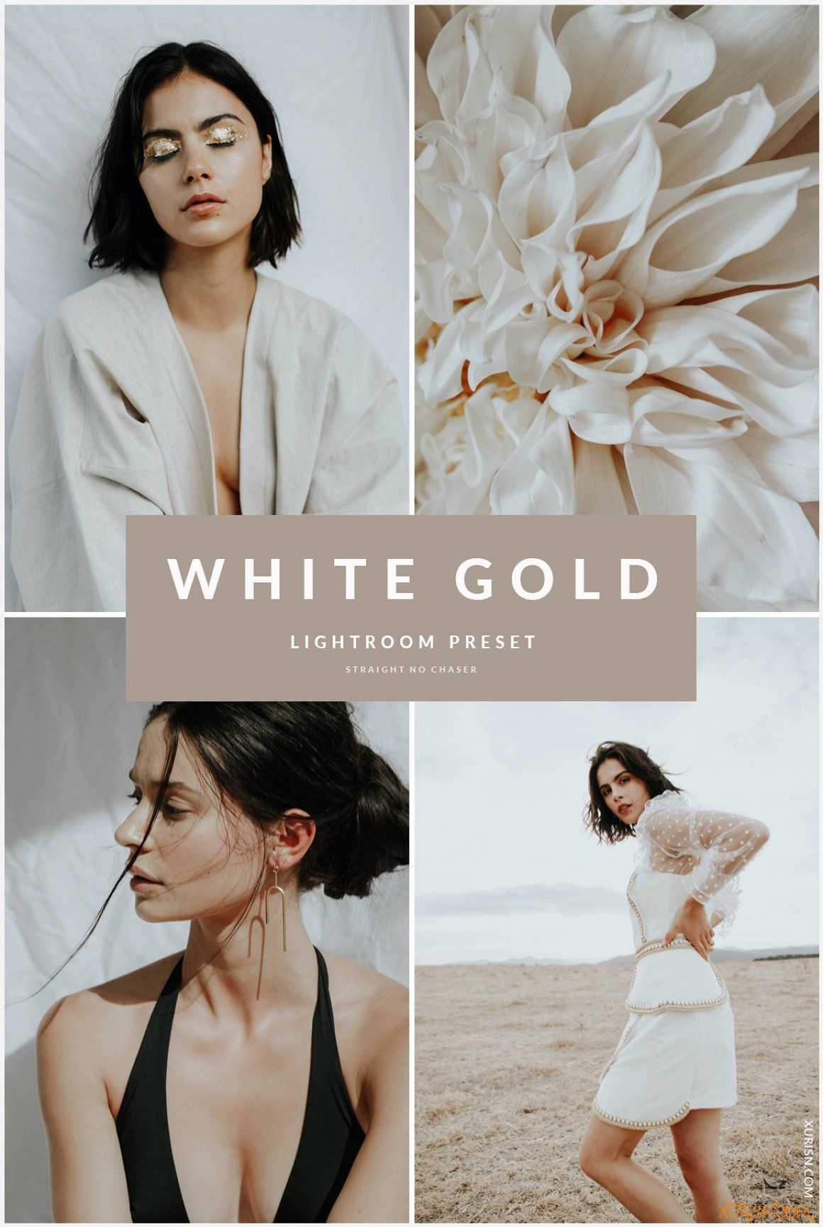 动作预设-低饱和胶片人像Lightroom预设 White Gold Lightroom Preset(1)