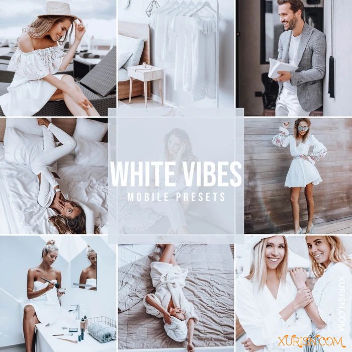 动作预设-明亮通透奶油人像Lightroom预设›WHITE VIBES LIGHTROOM PRESETS(1)