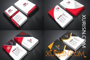 平面素材-50款商业名片模板PSD分层设计合集50 Business Cards Bundle(11)