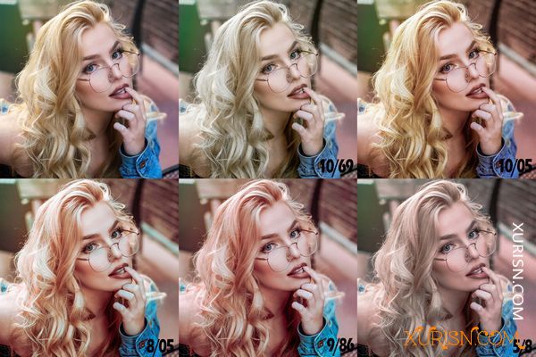 动作预设-14金发Photoshop动作,ACR和LUT预设Blonde Hair Actions, ACR and LUT Presets(10)