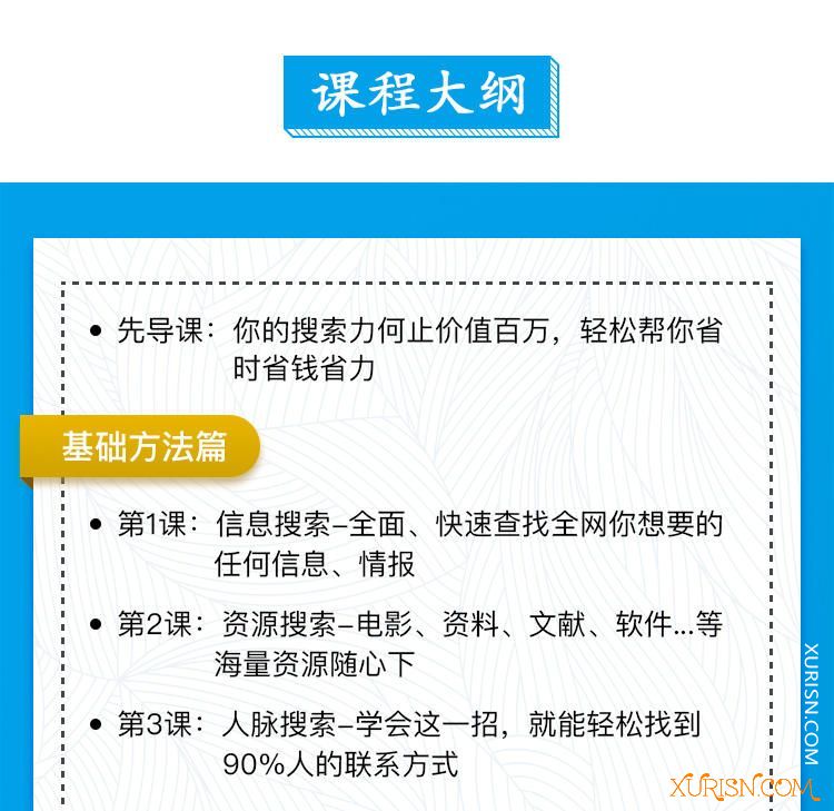 福利教程-12堂超级情报搜索术：快速找到你想找的任何信息/资源/人脉(2)