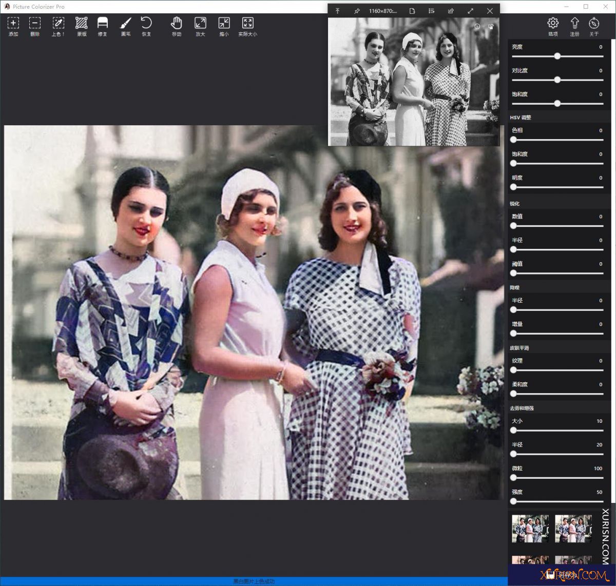 软件下载-Picture Colorizer Pro 3.1.0中文汉化版|黑白照片智能一键上色软件(10)