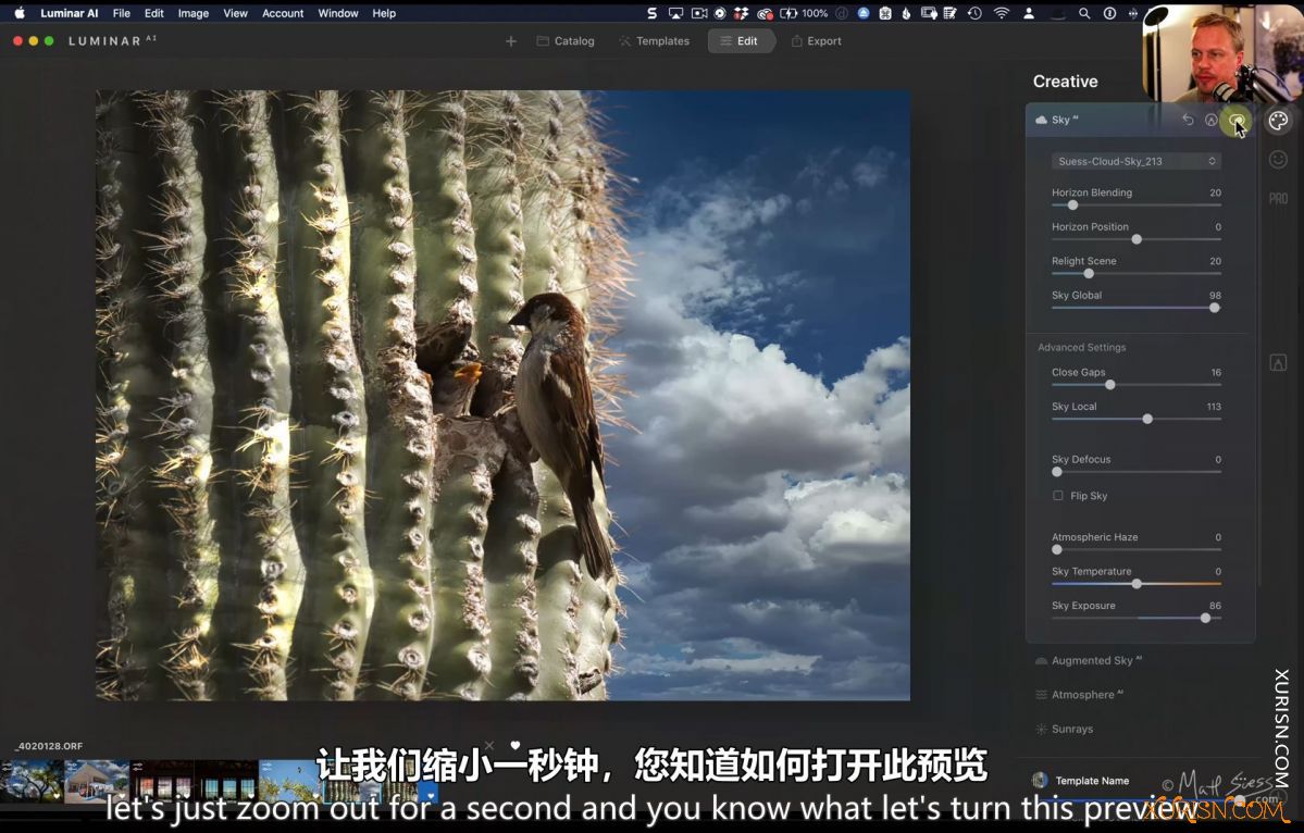 软件教程-天空替换功能比较： Photoshop 2021 vs Luminar 4 vs Luminar AI(4)