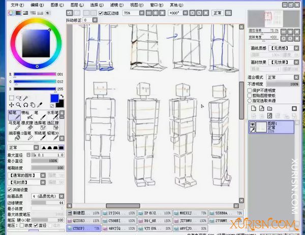 原画绘画教程-SAM人体基础网络班人体结构教程SAI游戏动漫人物基础绘制29.6G(4)