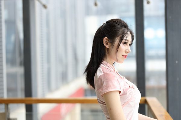 美图欣赏-(模拍)超高清粉色旗袍美女拍摄写真【185p/4v/8GB 】(3)